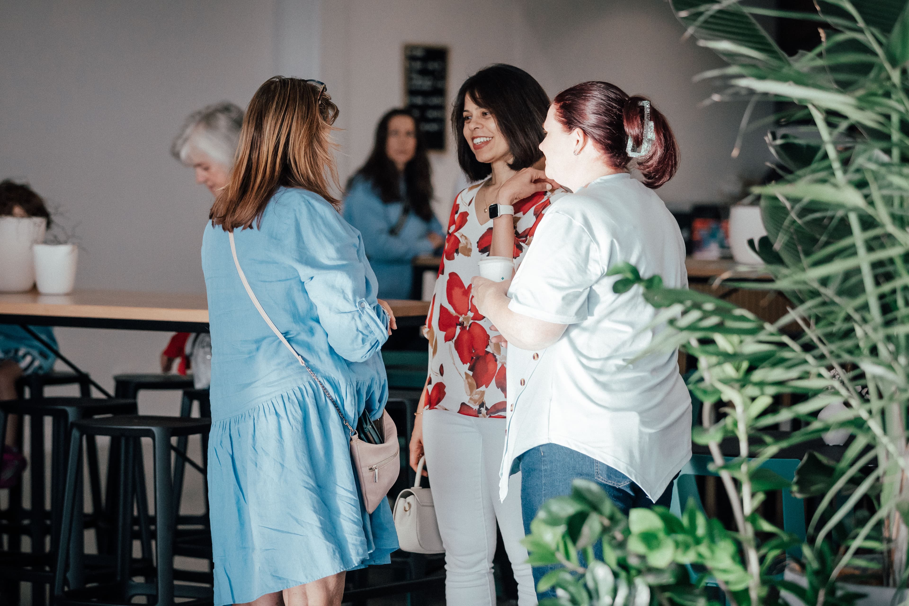 ladies talking