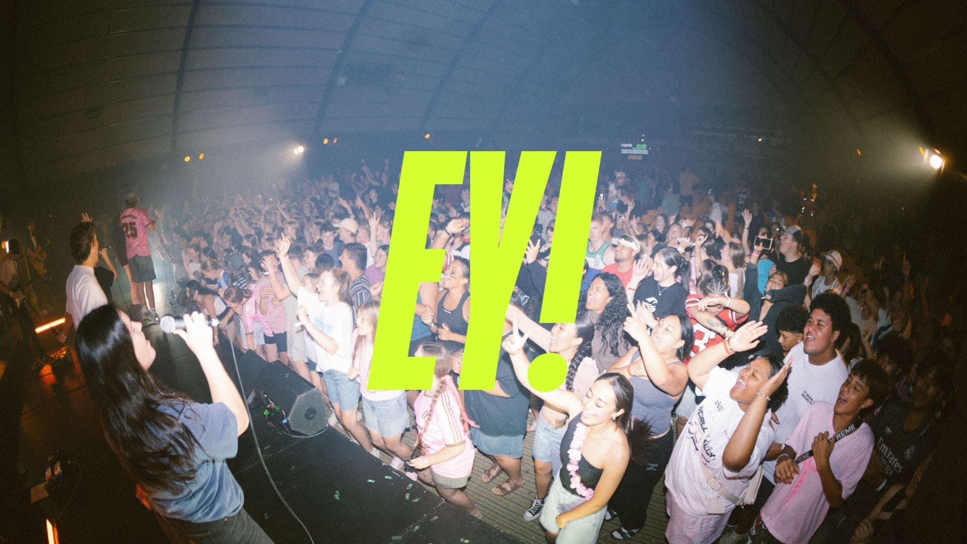 epic crowd of youth