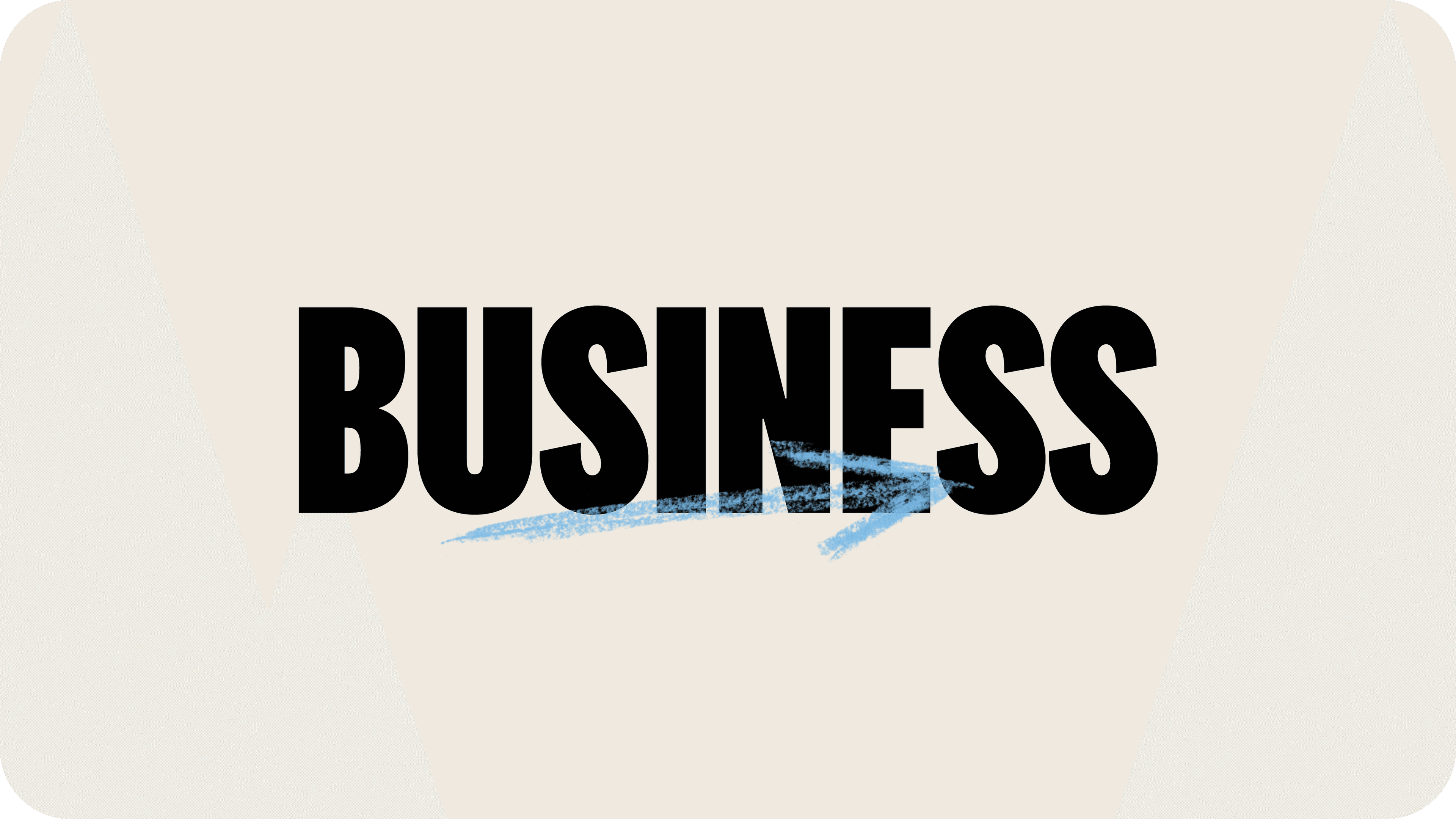 Business on beige background